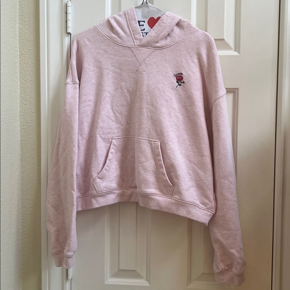 NWT Savage X Fenty weekender Terry Cropped Hoodie | Size: xl - Picture 6 of 10